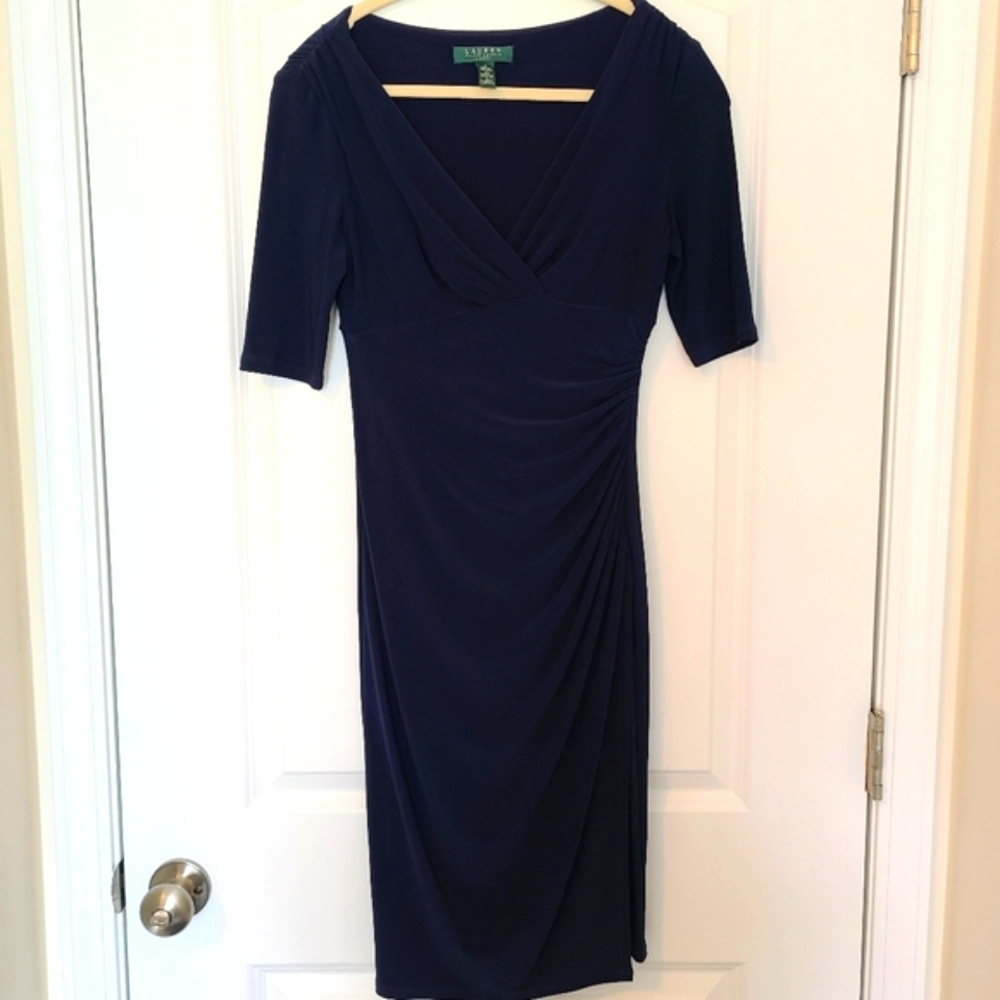 Ralph Lauren Navy Blue Dress Size 2